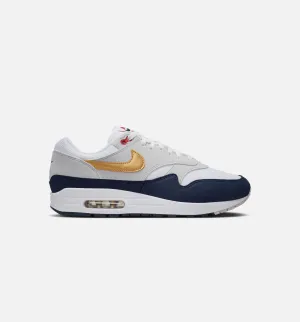 Air Max 1 Olympia Herren Lifestyle-Schuh - Obsidian/Metallic Gold