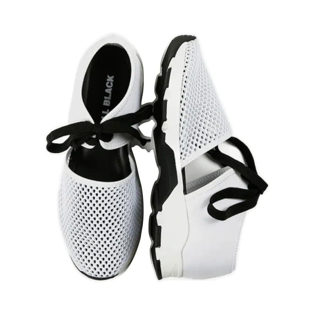 All Black Women's Erstaunliche Mesh-Sneaker in Weiß
