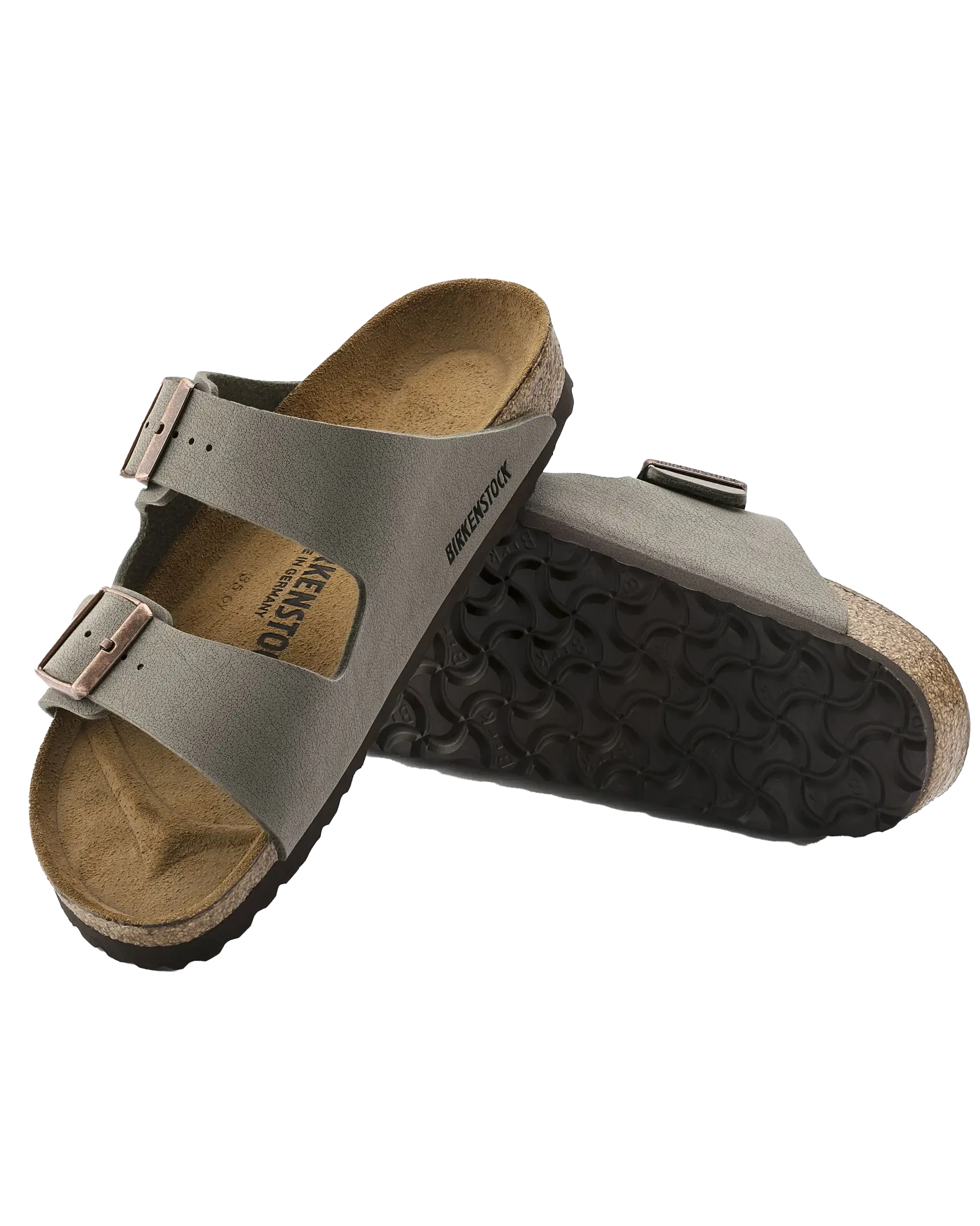 Arizona Birko Flor Sandalen in Stein