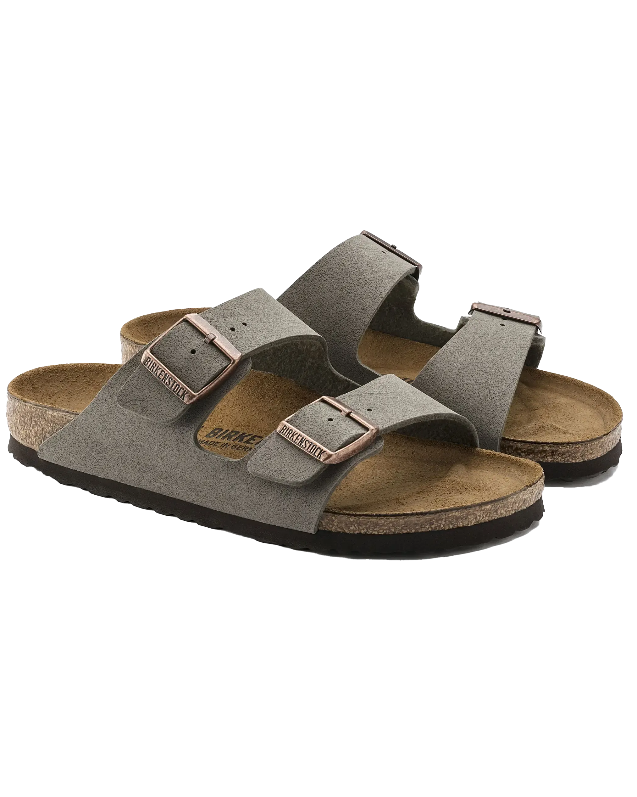 Arizona Birko Flor Sandalen in Stein