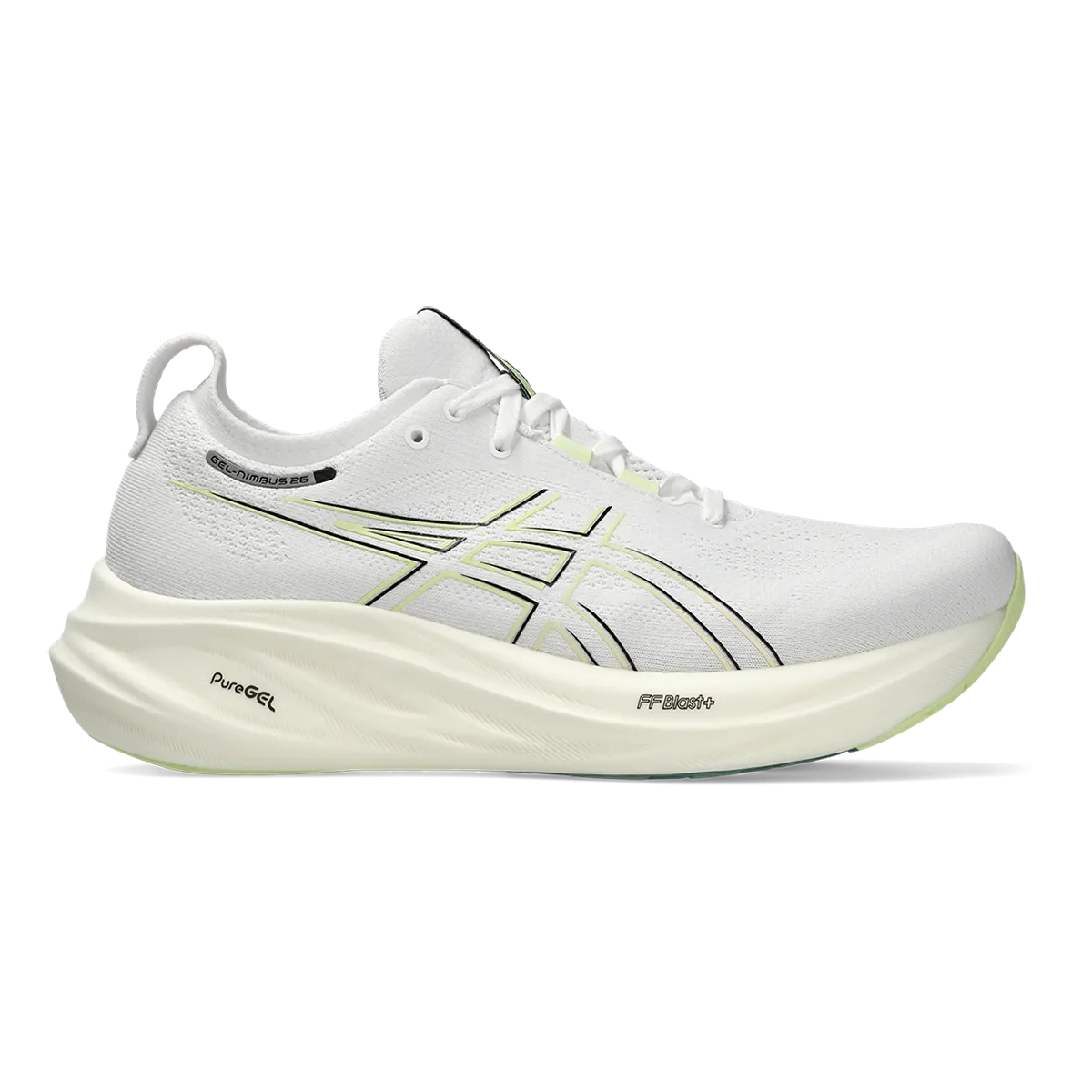 Asics Gel Nimbus 26 - Weiß - Birke