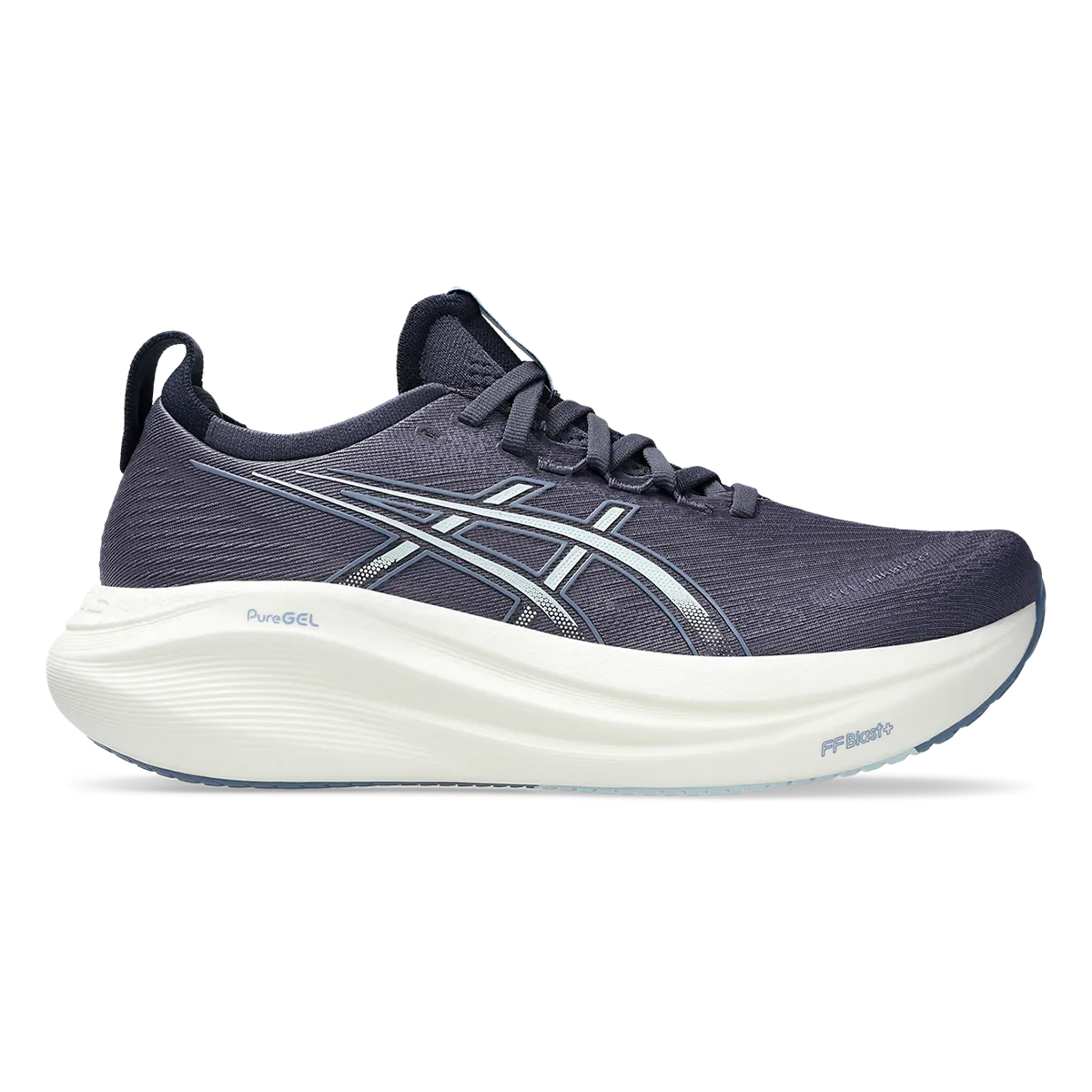 Asics Gel Nimbus 27 Indigo Nebel - Kühles Grau