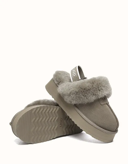 AUSTRALIAN SHEPHERD® Frühlings-/Sommer-Suzie-Plattform UGG-Schuhe