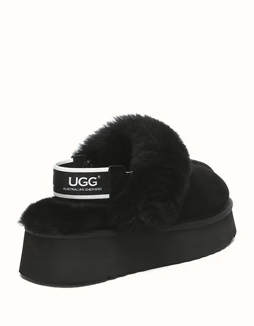 AUSTRALIAN SHEPHERD® Frühlings-/Sommer-Suzie-Plattform UGG-Schuhe