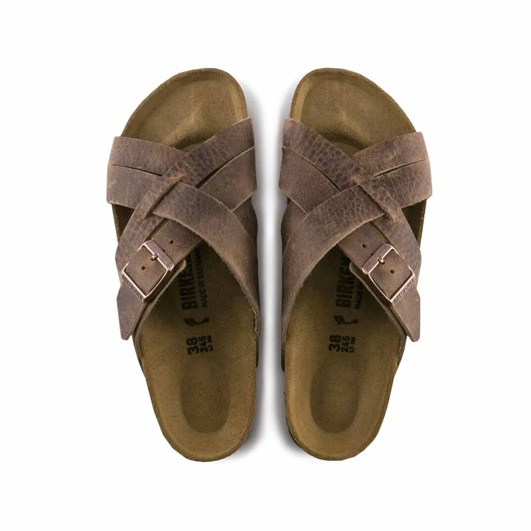Birkenstock - Herren Lugano Sandalen aus geöltem Leder (1015498)