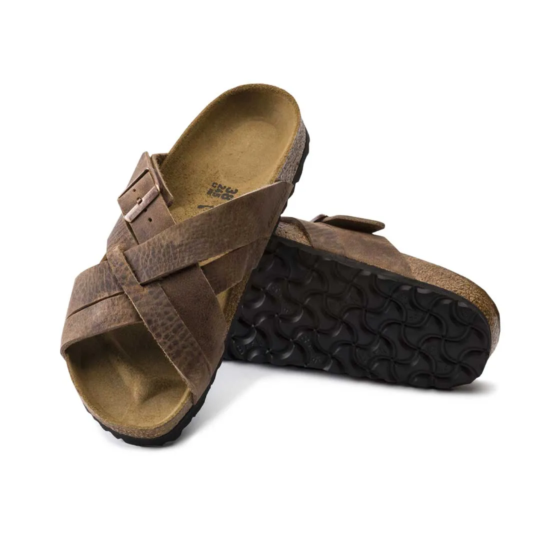 Birkenstock - Herren Lugano Sandalen aus geöltem Leder (1015498)