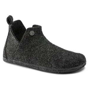 Birkenstock Schuhe Andermatt Wolle/Shearling Anthrazit