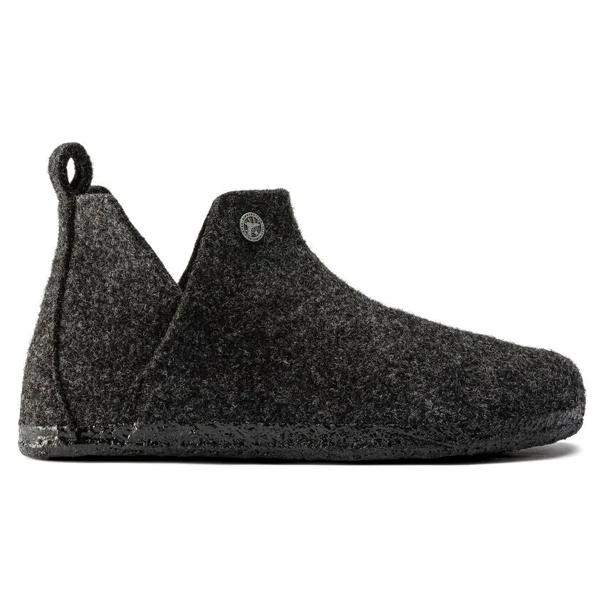 Birkenstock Schuhe Andermatt Wolle/Shearling Anthrazit