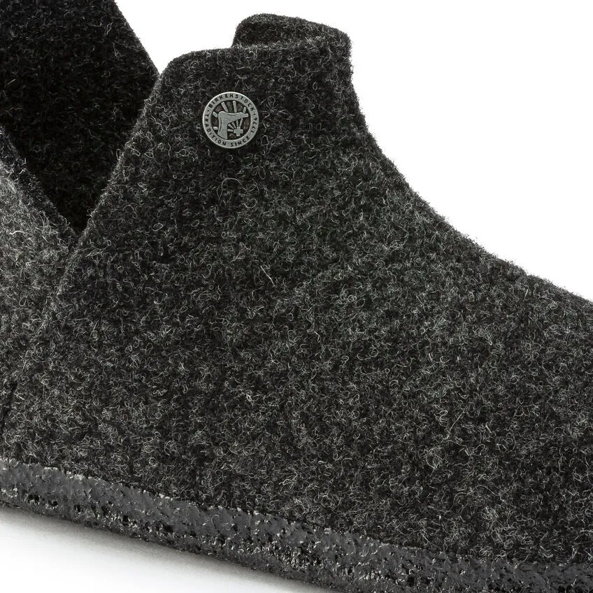 Birkenstock Schuhe Andermatt Wolle/Shearling Anthrazit