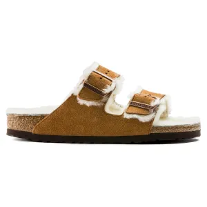 Birkenstock Schuhe Arizona Nerz Wildleder/Schaffell