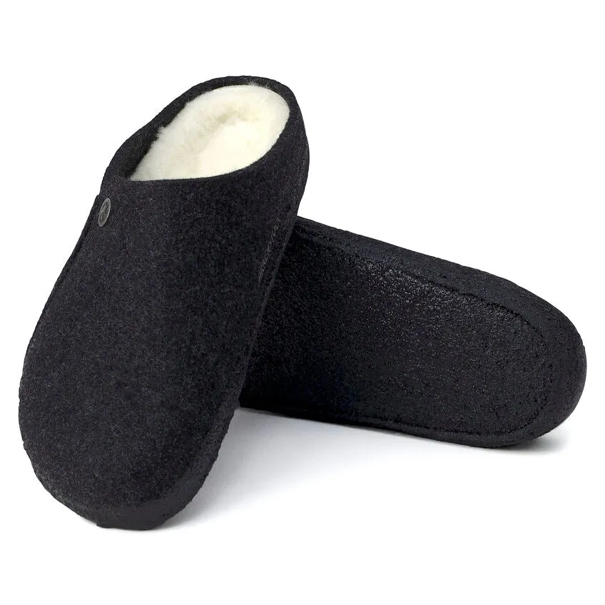 Birkenstock Schuhe Herren Zermatt Wolle/Shearling Anthrazit
