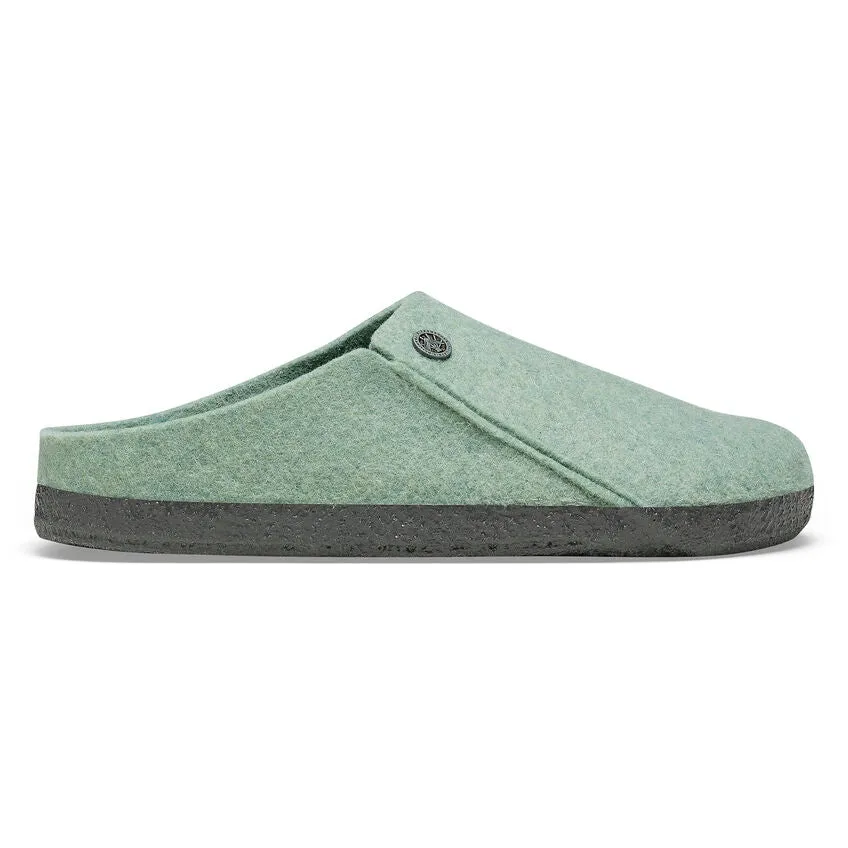Birkenstock Schuhe Damen Zermatt Wolle/Shearling Matcha