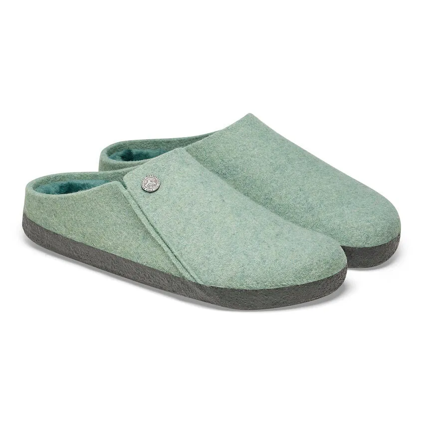 Birkenstock Schuhe Damen Zermatt Wolle/Shearling Matcha