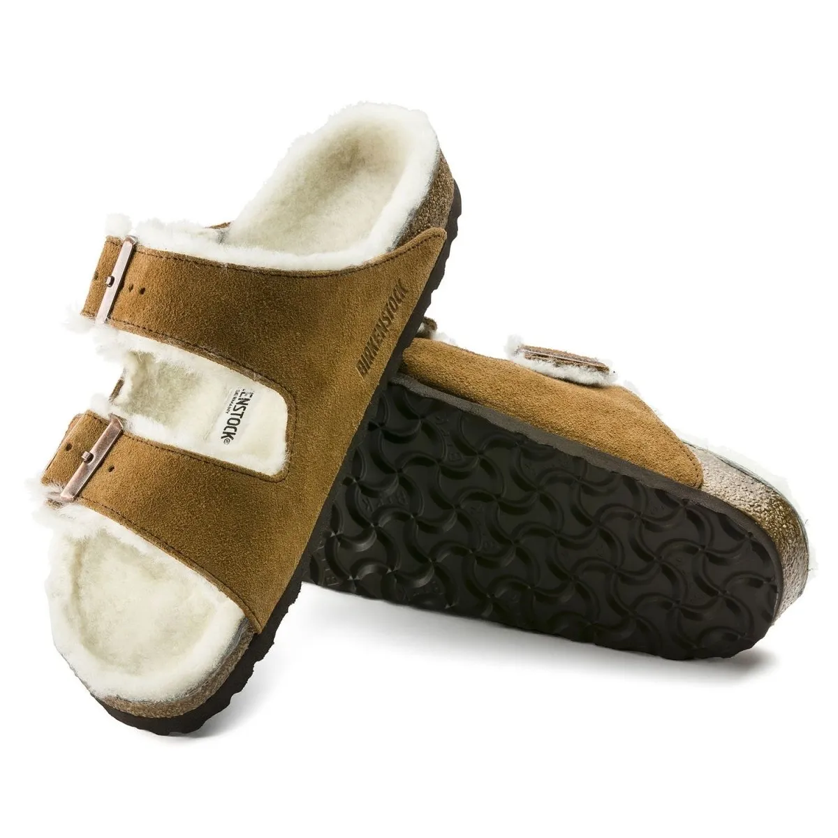 Birkenstock Damen Arizona Shearling Mink