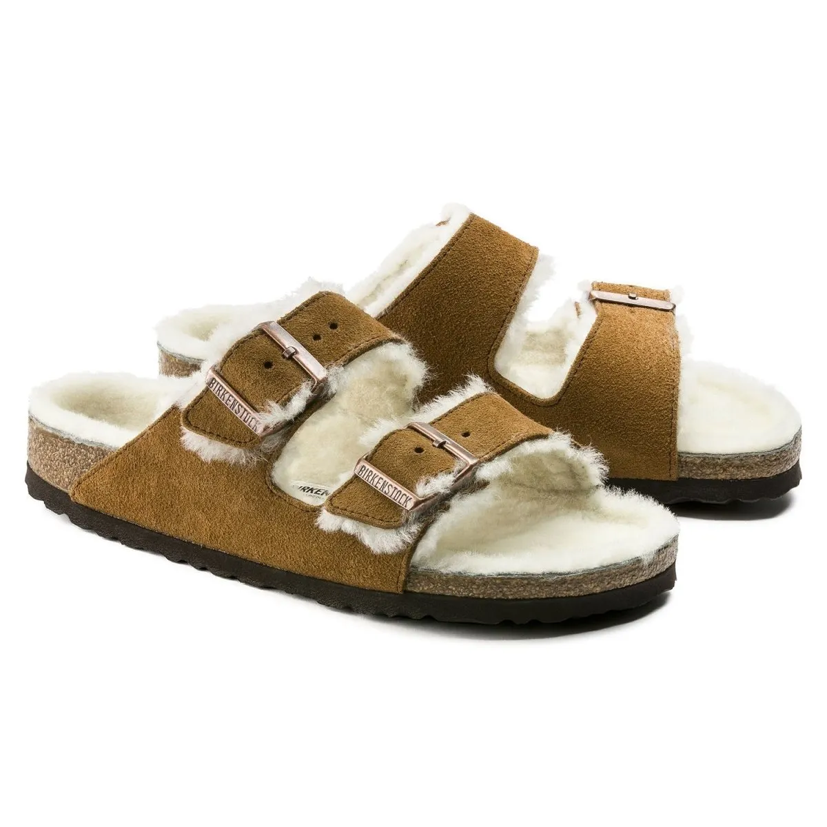 Birkenstock Damen Arizona Shearling Mink