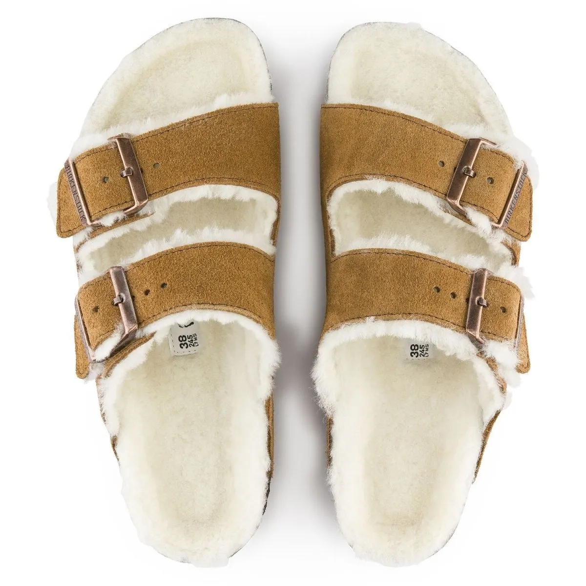 Birkenstock Damen Arizona Shearling Mink