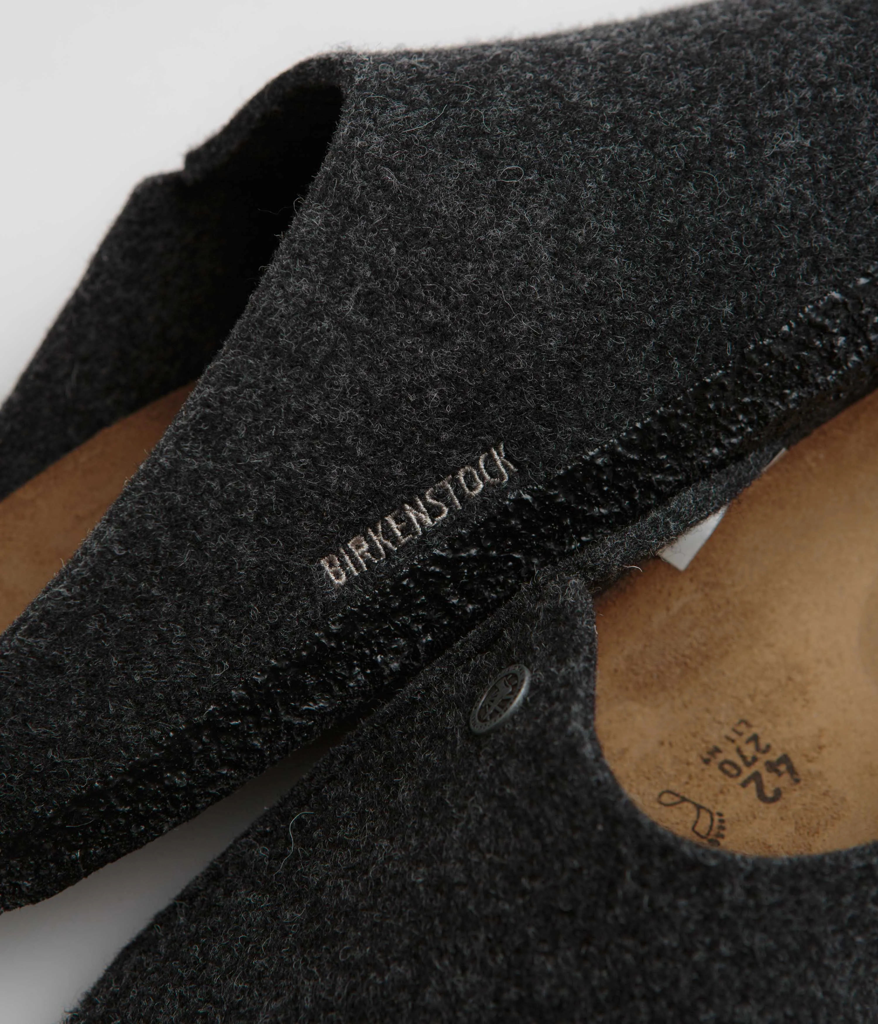 Birkenstock Zermatt Filzpantoffeln - Anthrazit Birkenstock Schuhe