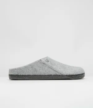 Birkenstock Zermatt Filzpantoffeln - Hellgraue Birkenstock Schuhe