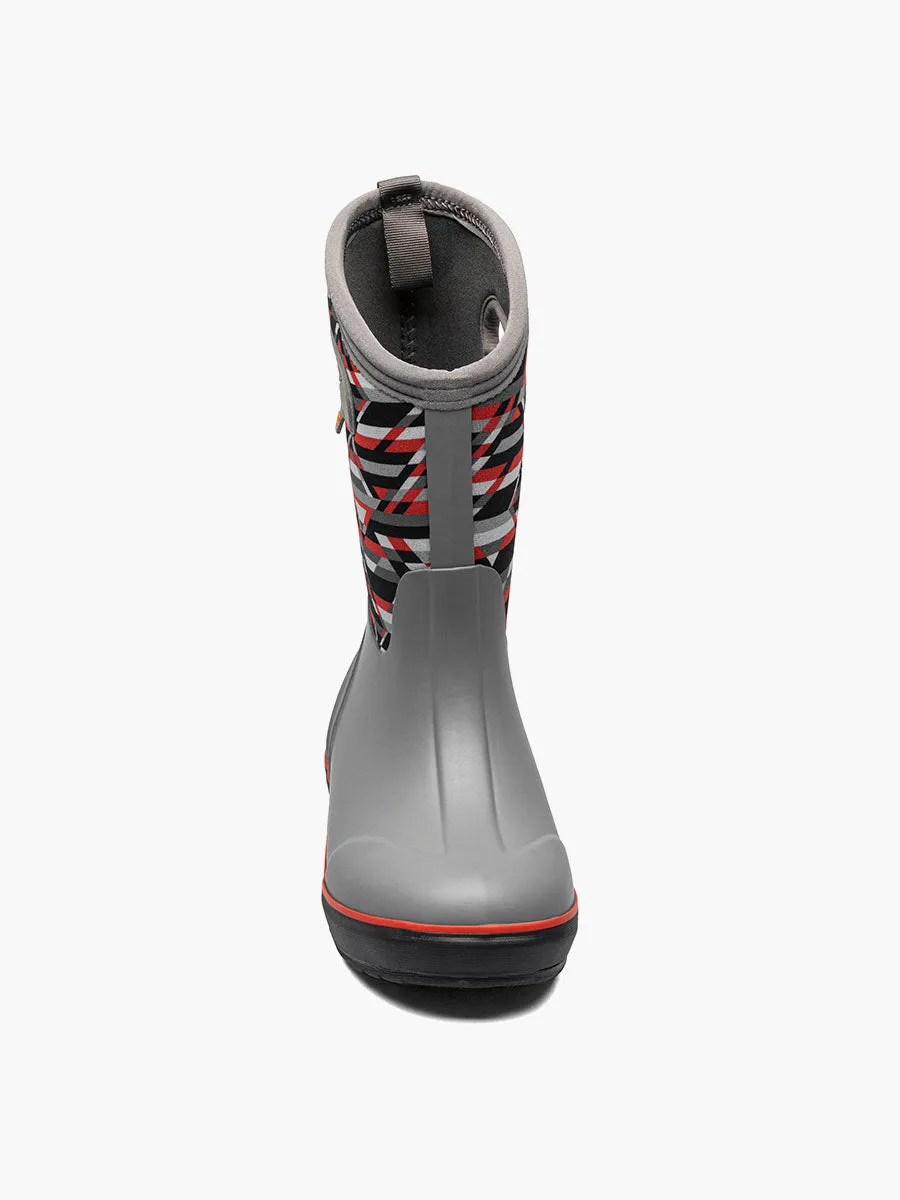 Bogs Schuhe Classic II Mountain Geo Grau Multi (Größe 8c-7J)