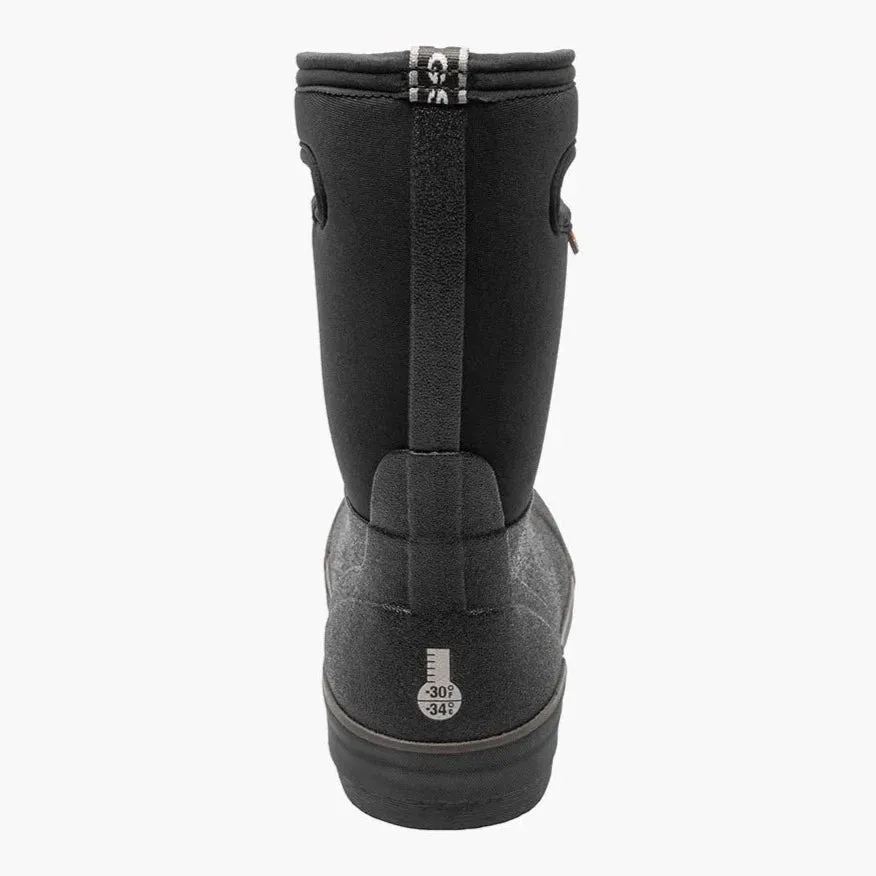 Bogs Schuhe Classic II Einfarbig Schwarz (Größe 8c-7J)