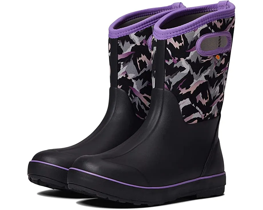 Bogs Schuhe Classic II Winter Bergschuh Schwarz Mehrfarbig (Größe 8c-5J)