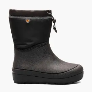 Bogs Schuhe Schnee-Shell-Stiefel Einfarbig Schwarz (Größe 10c-7J)