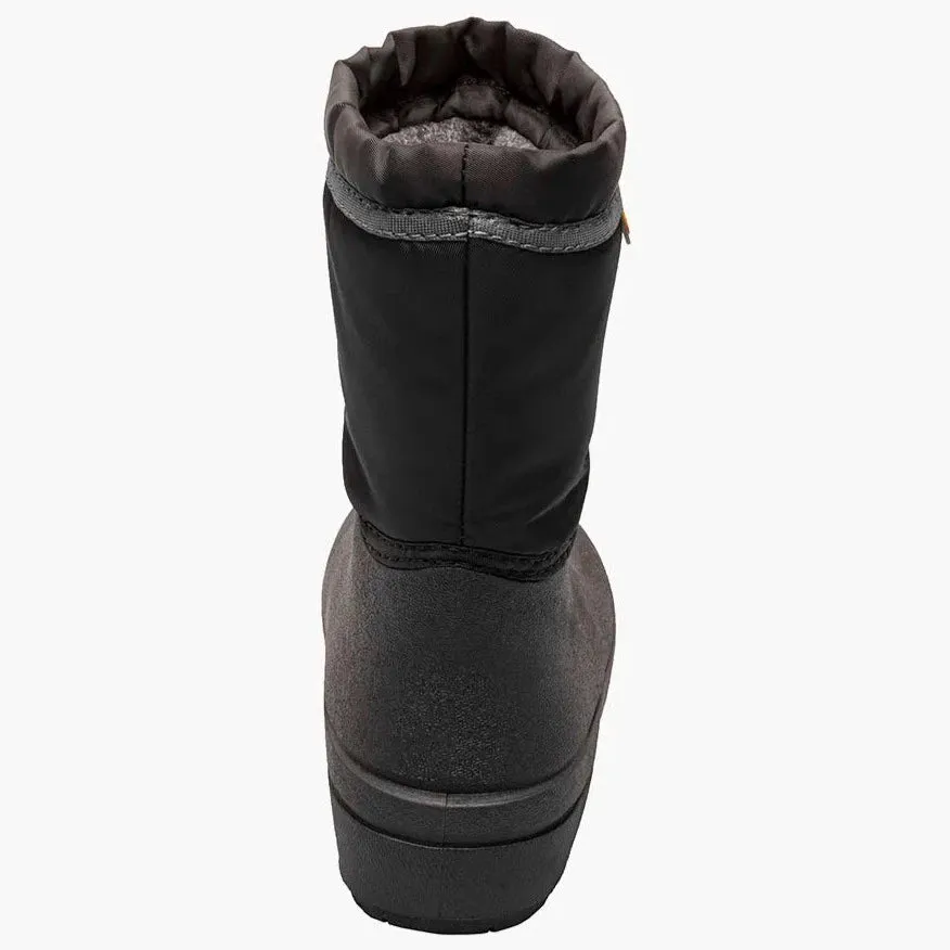 Bogs Schuhe Schnee-Shell-Stiefel Einfarbig Schwarz (Größe 10c-7J)