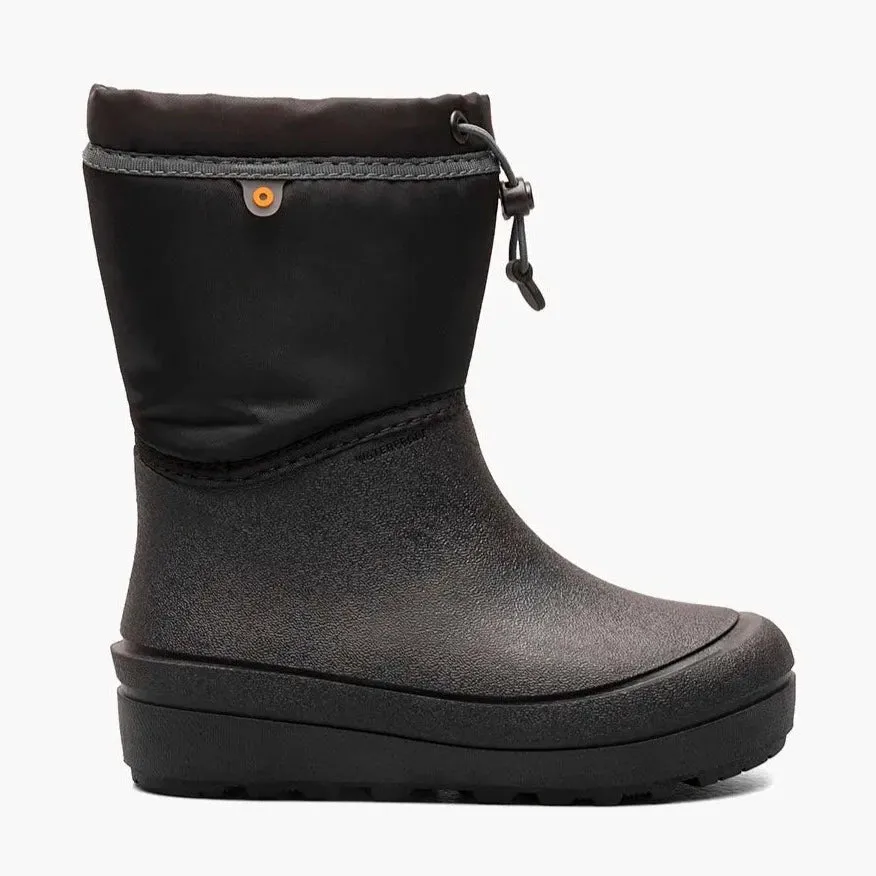 Bogs Schuhe Schnee-Shell-Stiefel Einfarbig Schwarz (Größe 10c-7J)