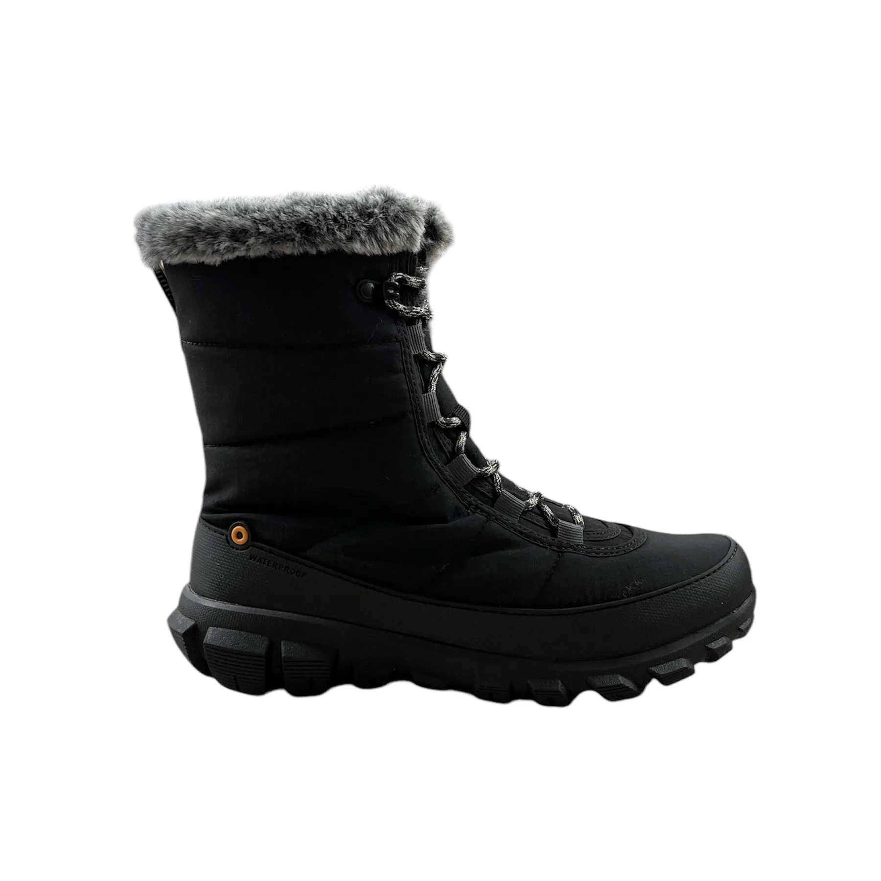 Bogs Schuhe Damen Cedar Quilt Spitze Schwarz