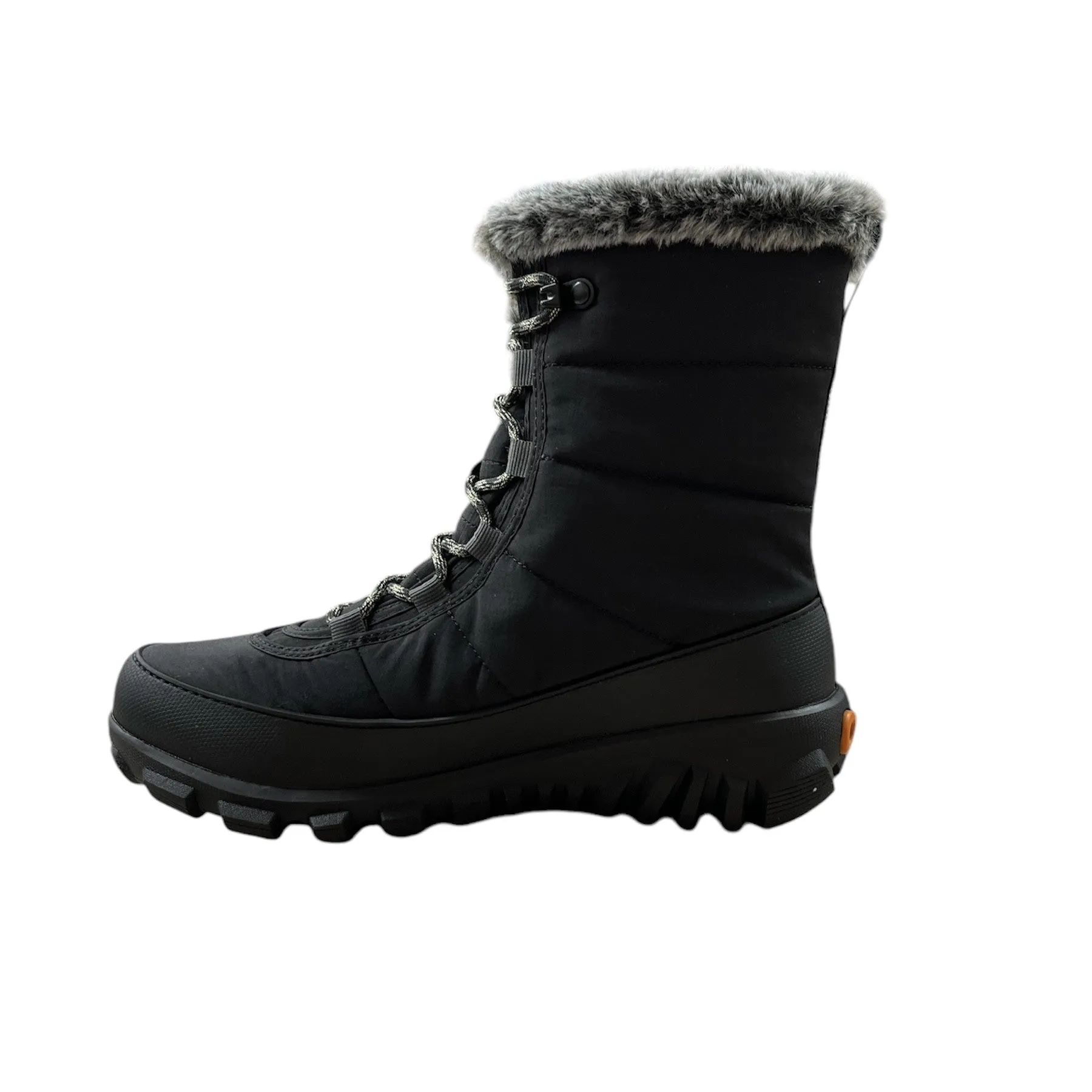 Bogs Schuhe Damen Cedar Quilt Spitze Schwarz