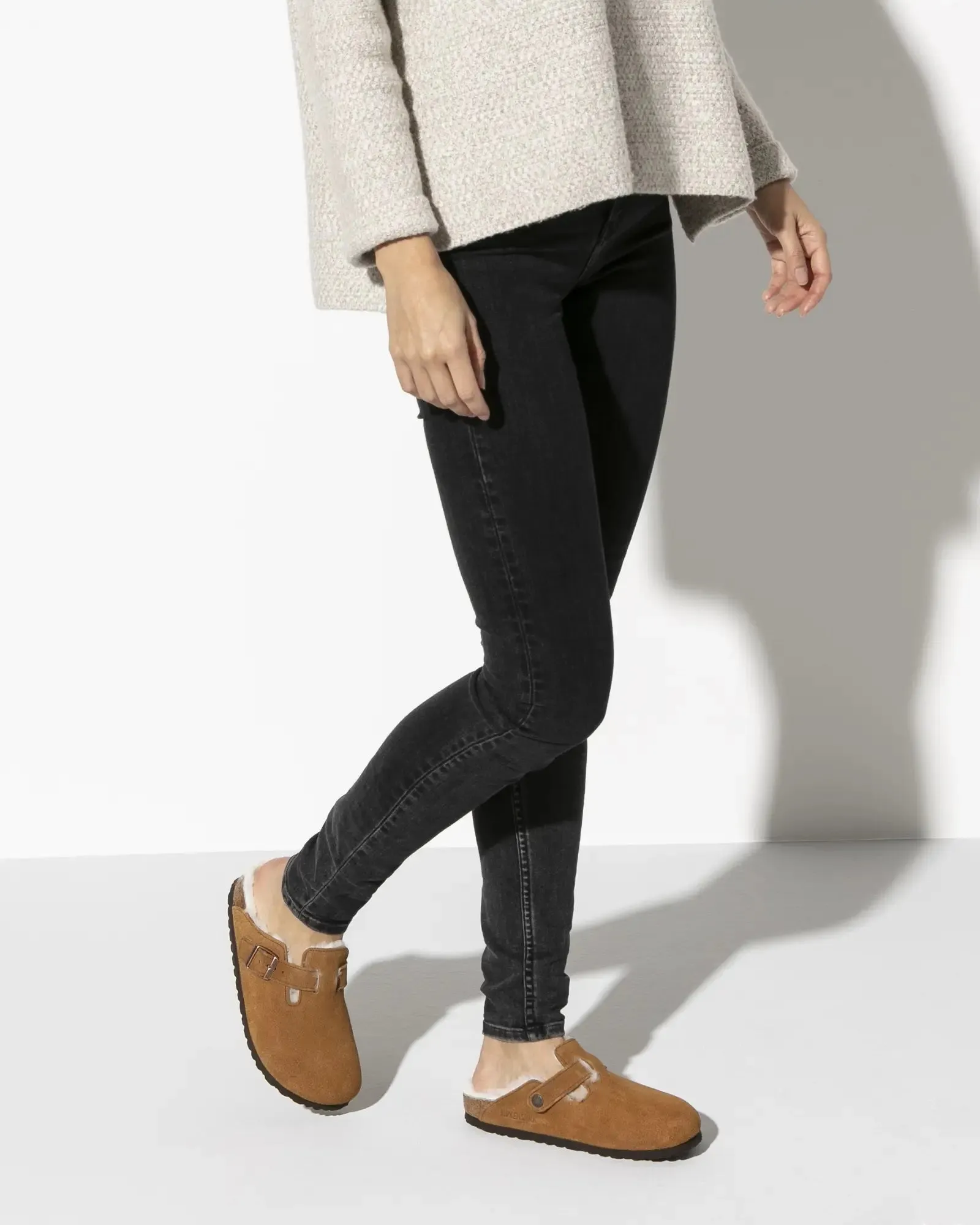Boston Shearling Hausschuhe in Nerz