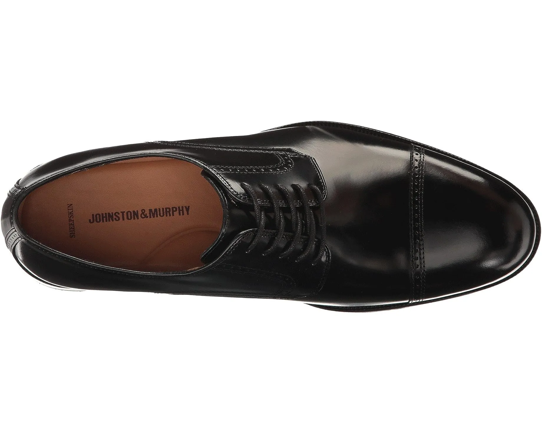 Bradford Cap-Toe Oxfords Schuhe - Schwarz