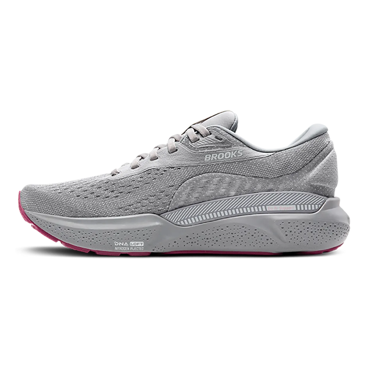 Brooks Adrenaline GTS 24 Alloy - Weiß - Zephyr