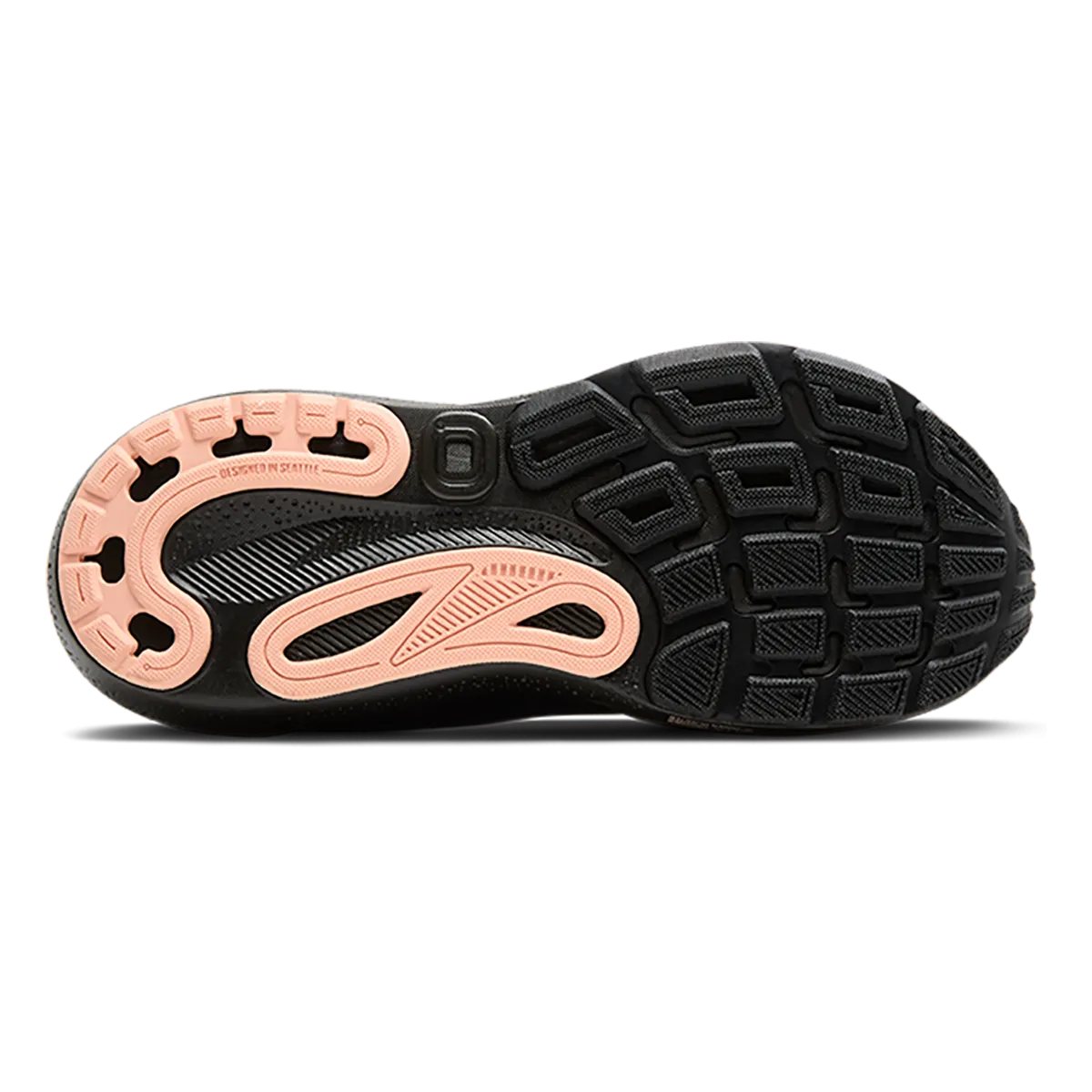 Brooks Adrenaline GTS 24 Schwarz - Peacoat - Pfirsich