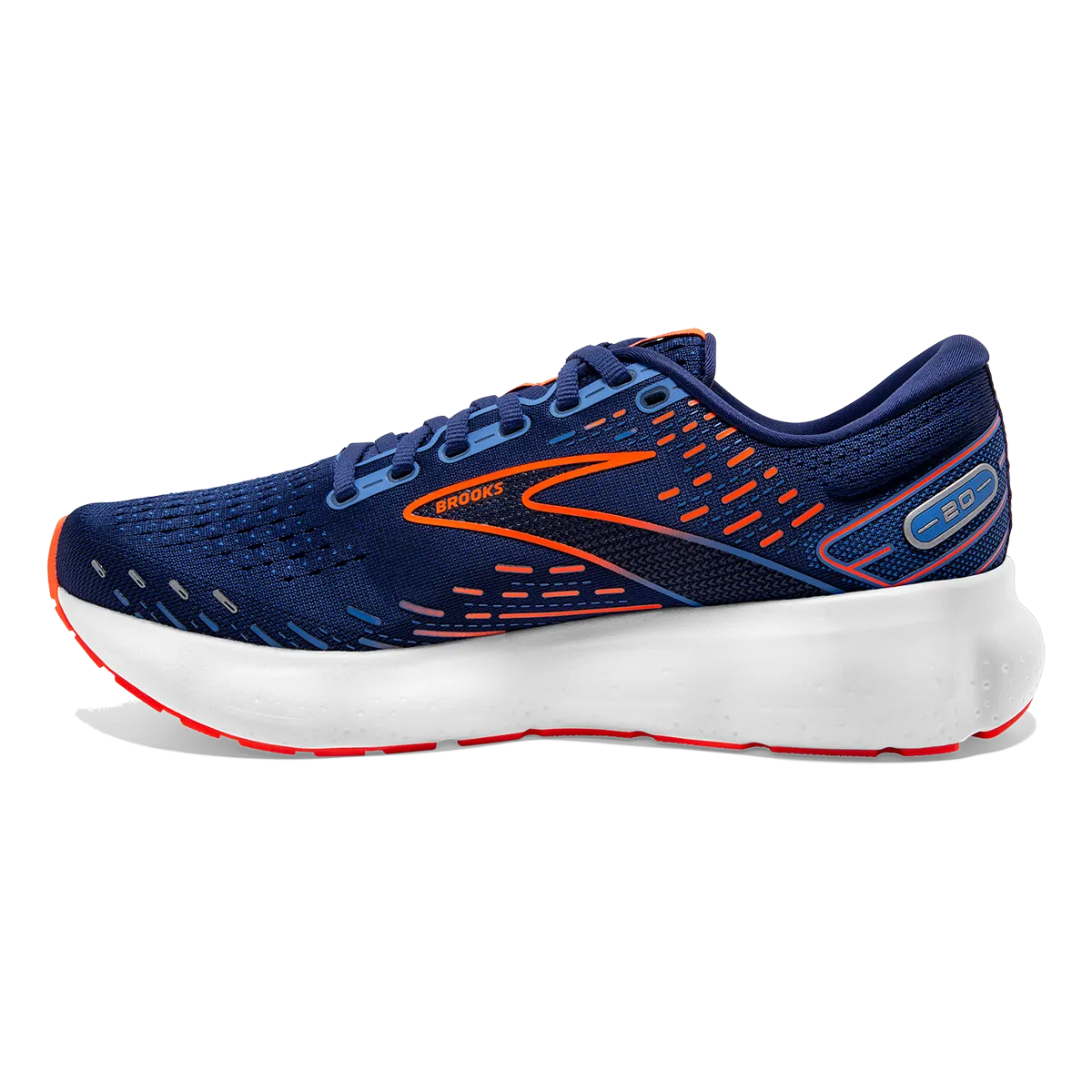 Brooks Glycerin 20 - Blaue Tiefen - Palastblau - Orange