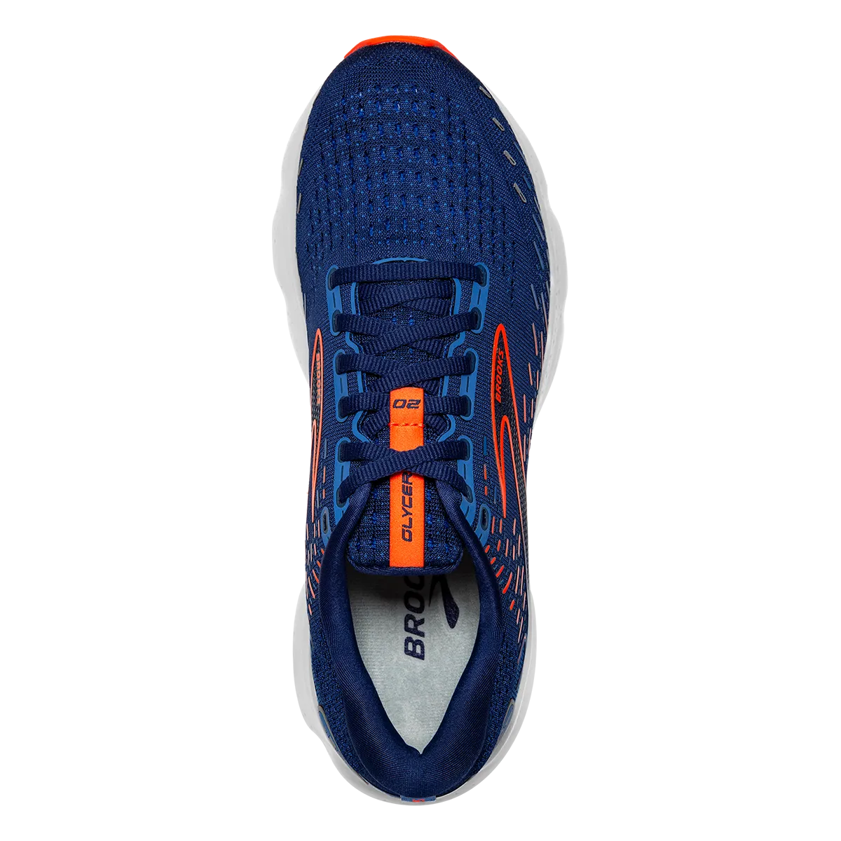 Brooks Glycerin 20 - Blaue Tiefen - Palastblau - Orange