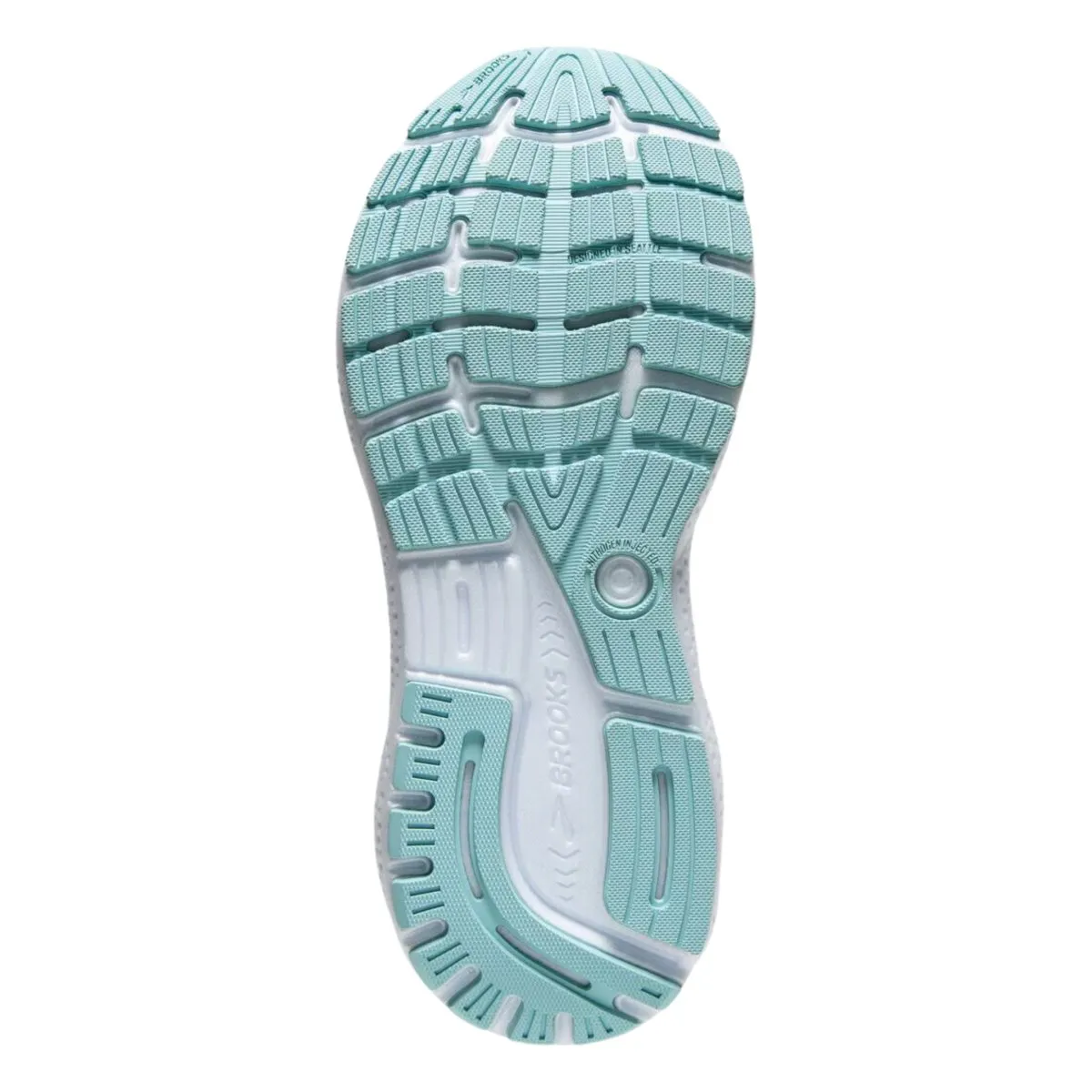 Brooks Women's Ghost 16 Weiß/Grau/Estate Blau