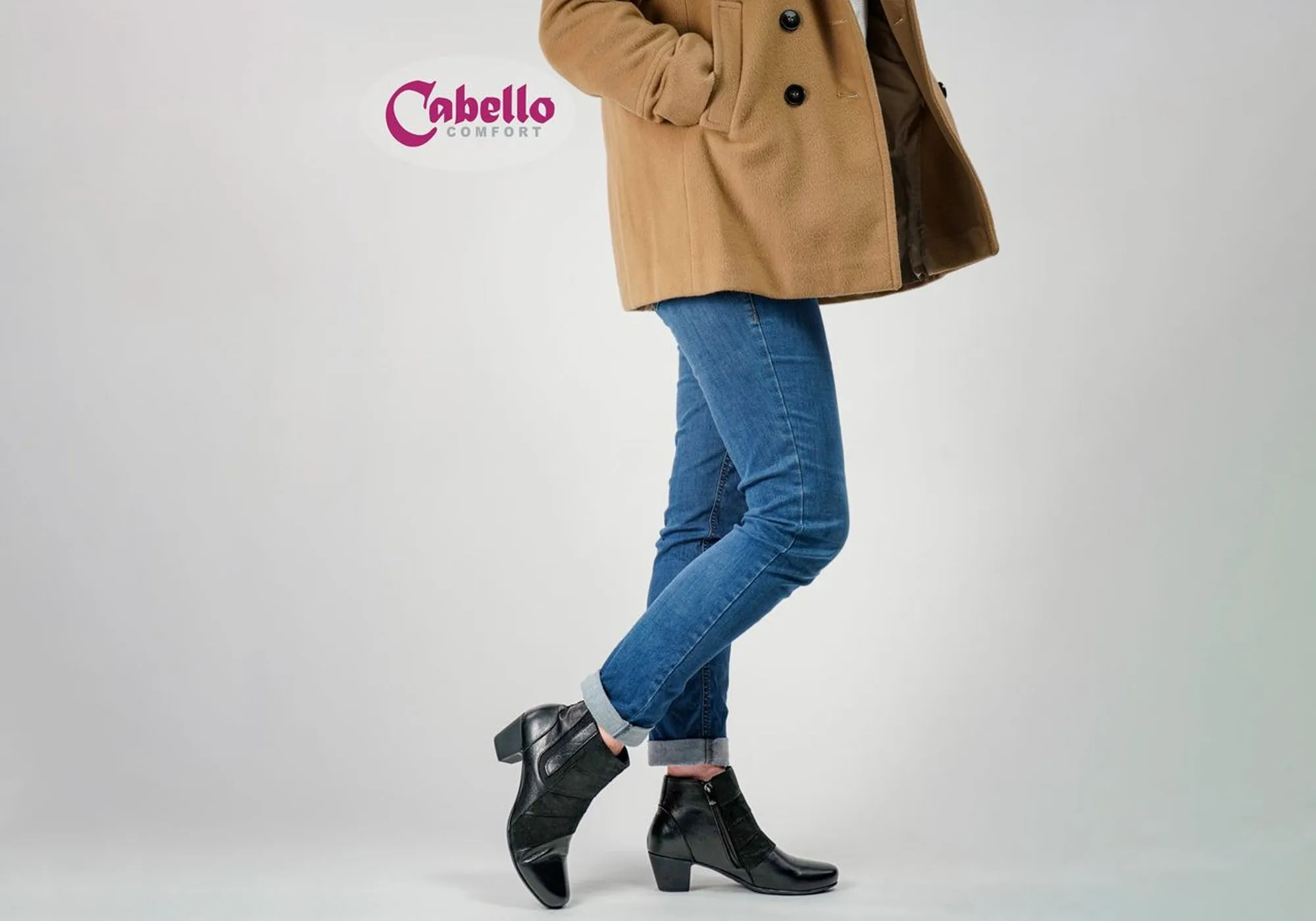 Cabello Comfort Eva Damen Europäische Bequeme Lederstiefel Cabello Comfort Schuhe