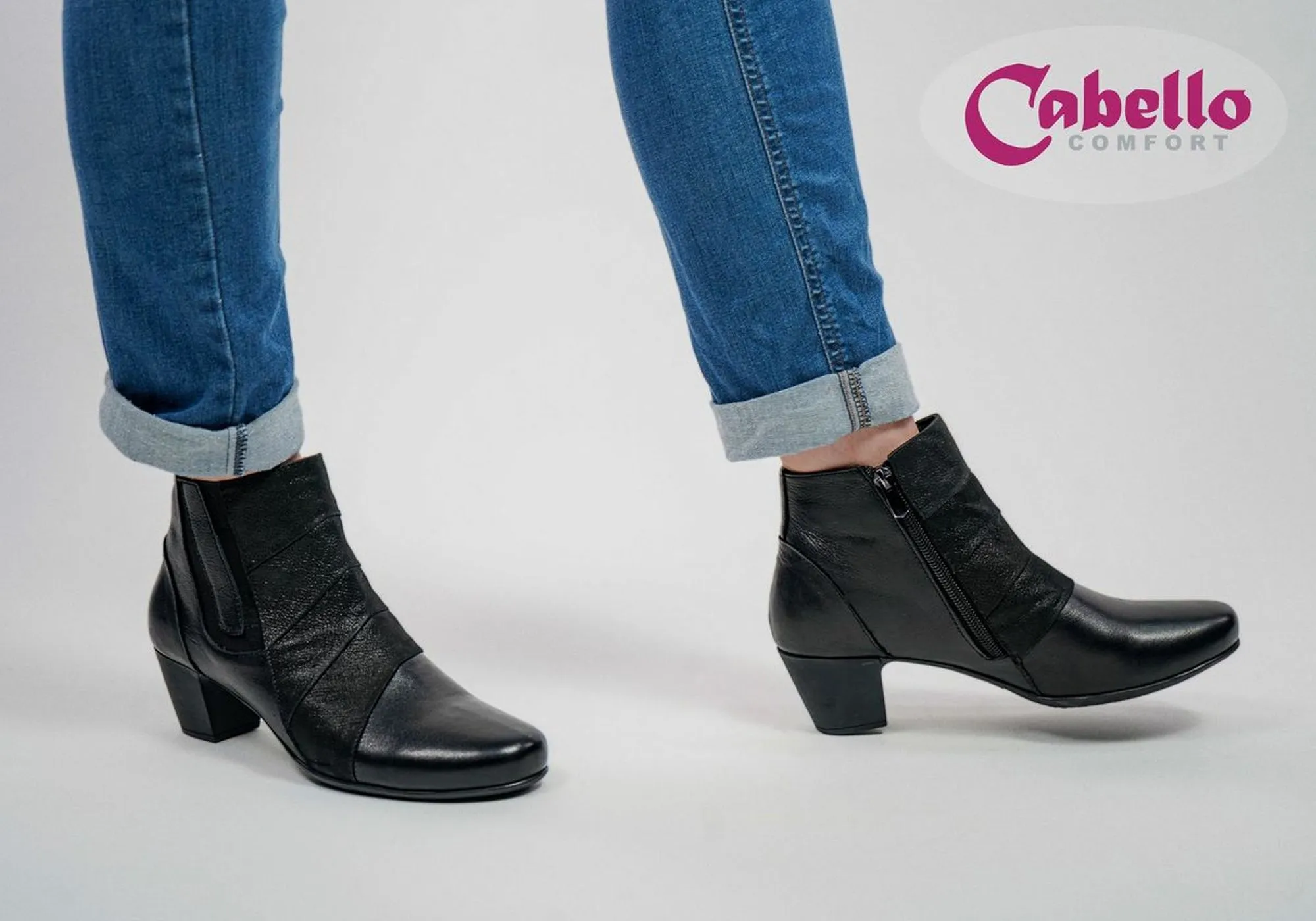 Cabello Comfort Eva Damen Europäische Bequeme Lederstiefel Cabello Comfort Schuhe