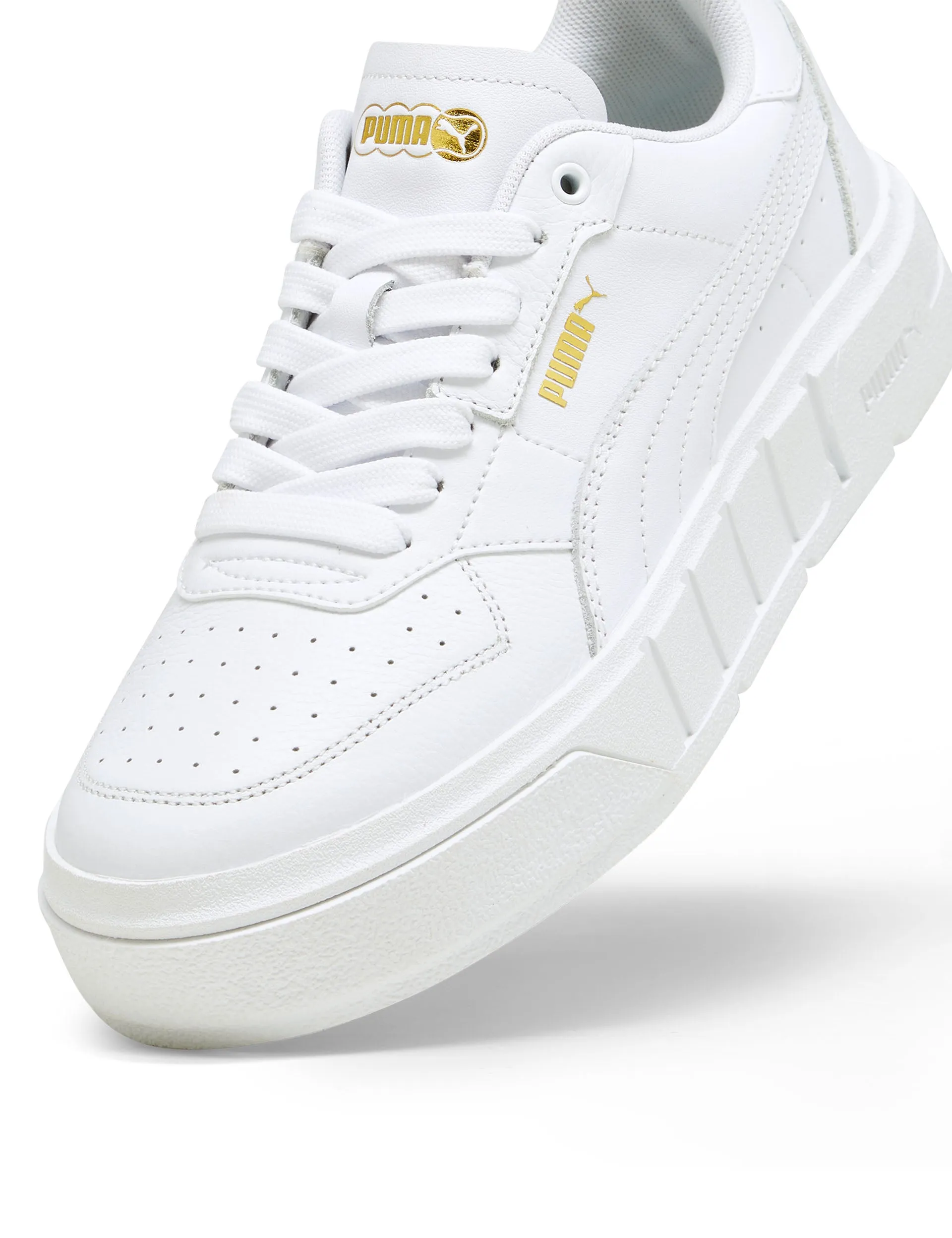 Cali Court Leder-Sneaker - Weiß