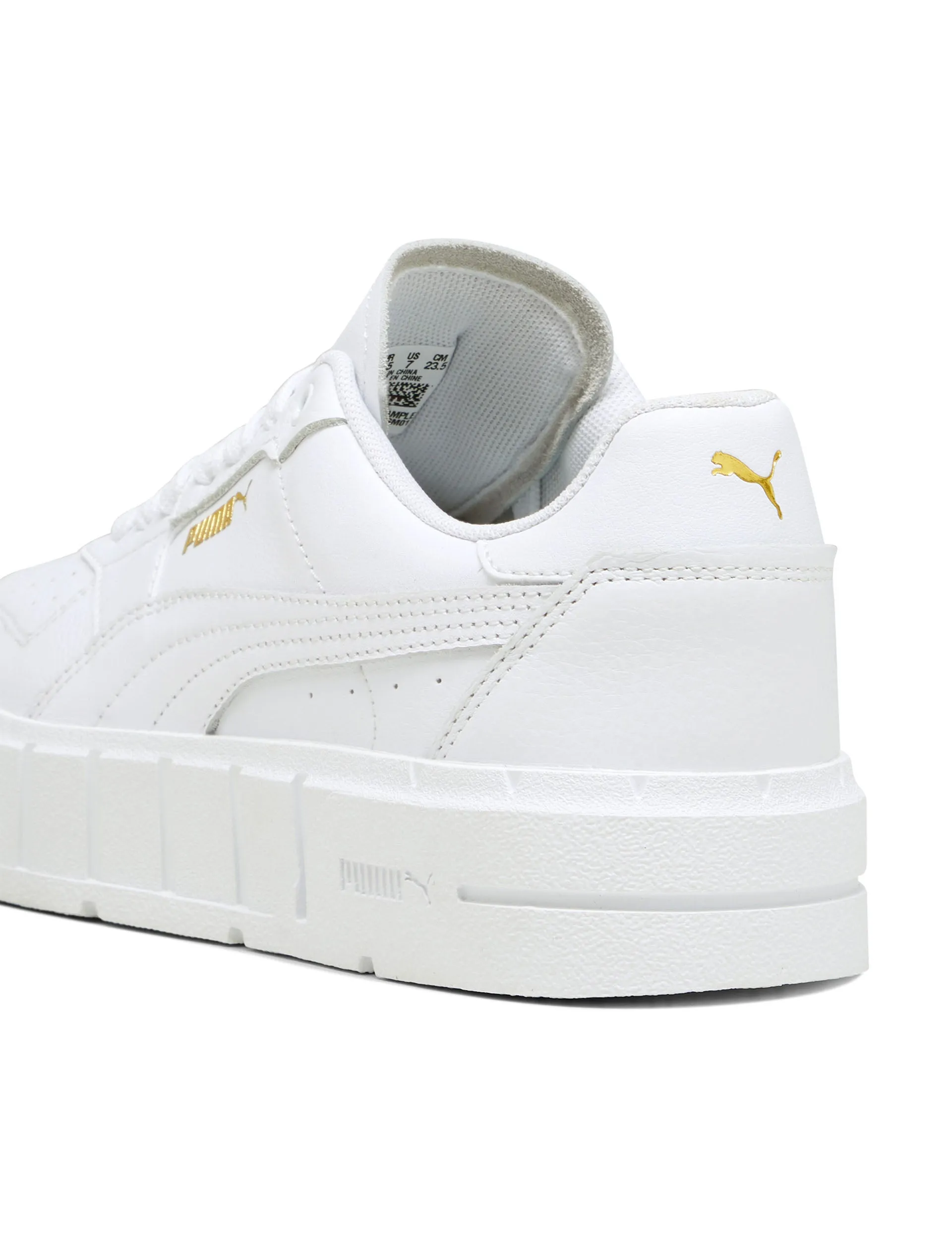 Cali Court Leder-Sneaker - Weiß