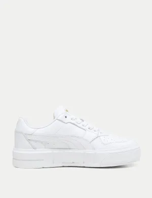 Cali Court Leder-Sneaker - Weiß