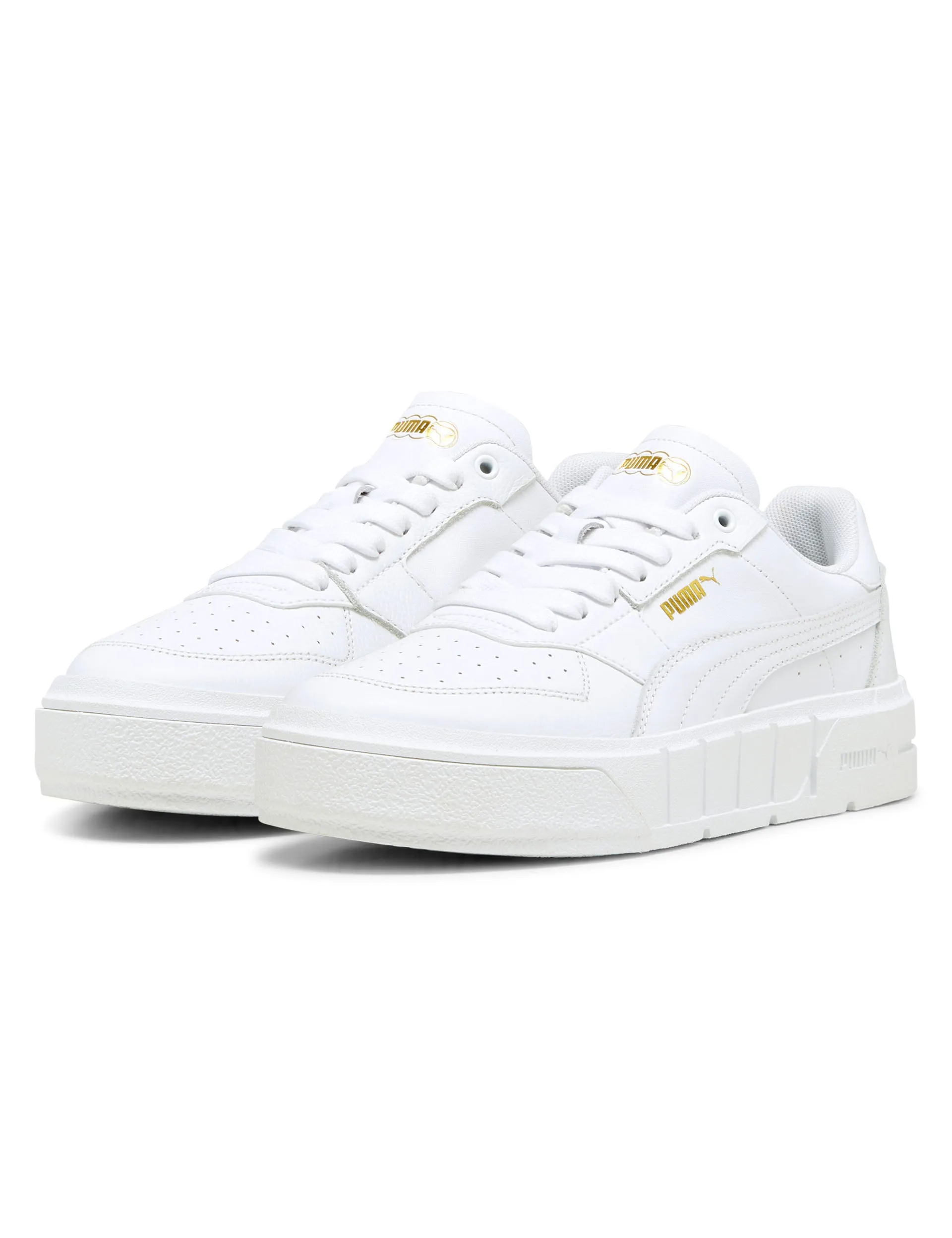 Cali Court Leder-Sneaker - Weiß