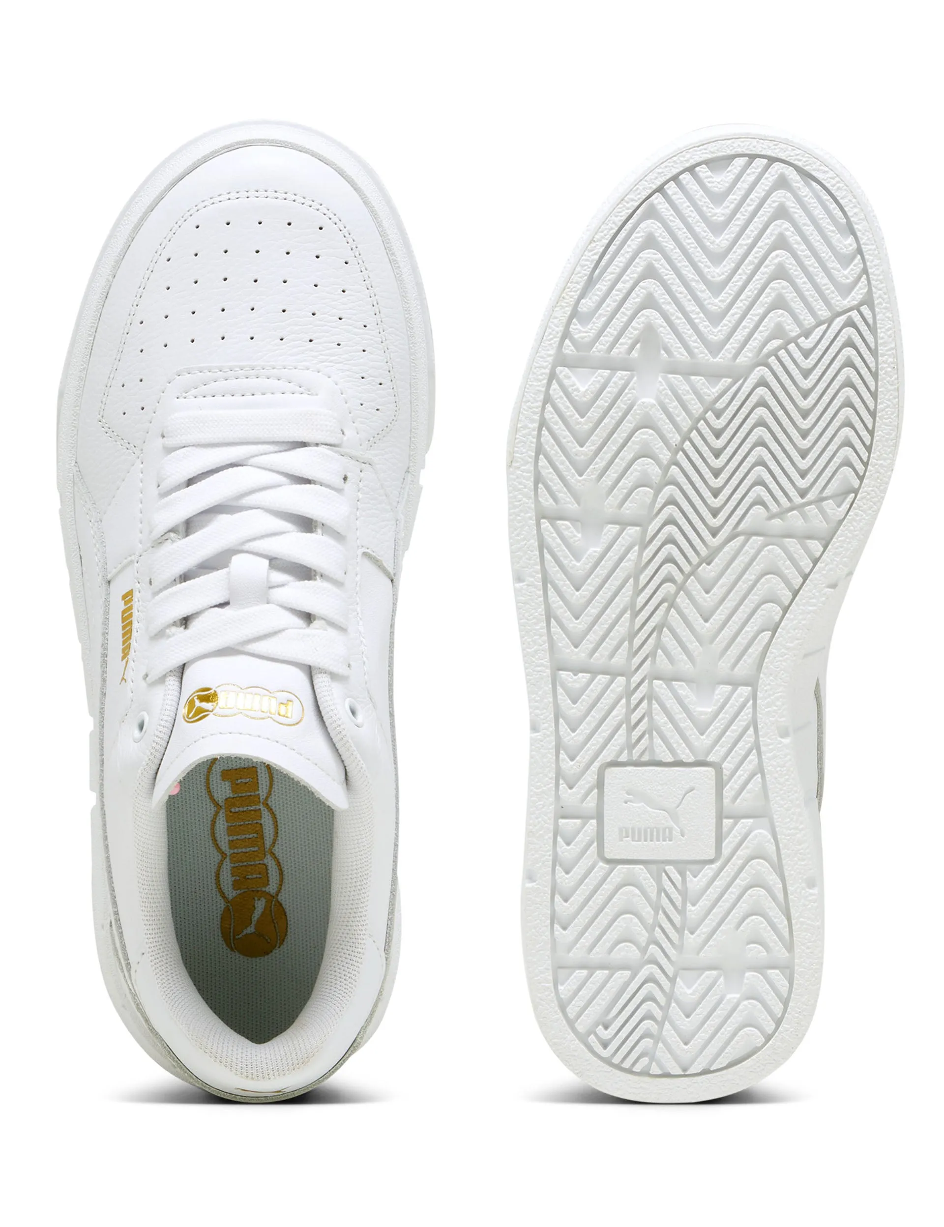 Cali Court Leder-Sneaker - Weiß