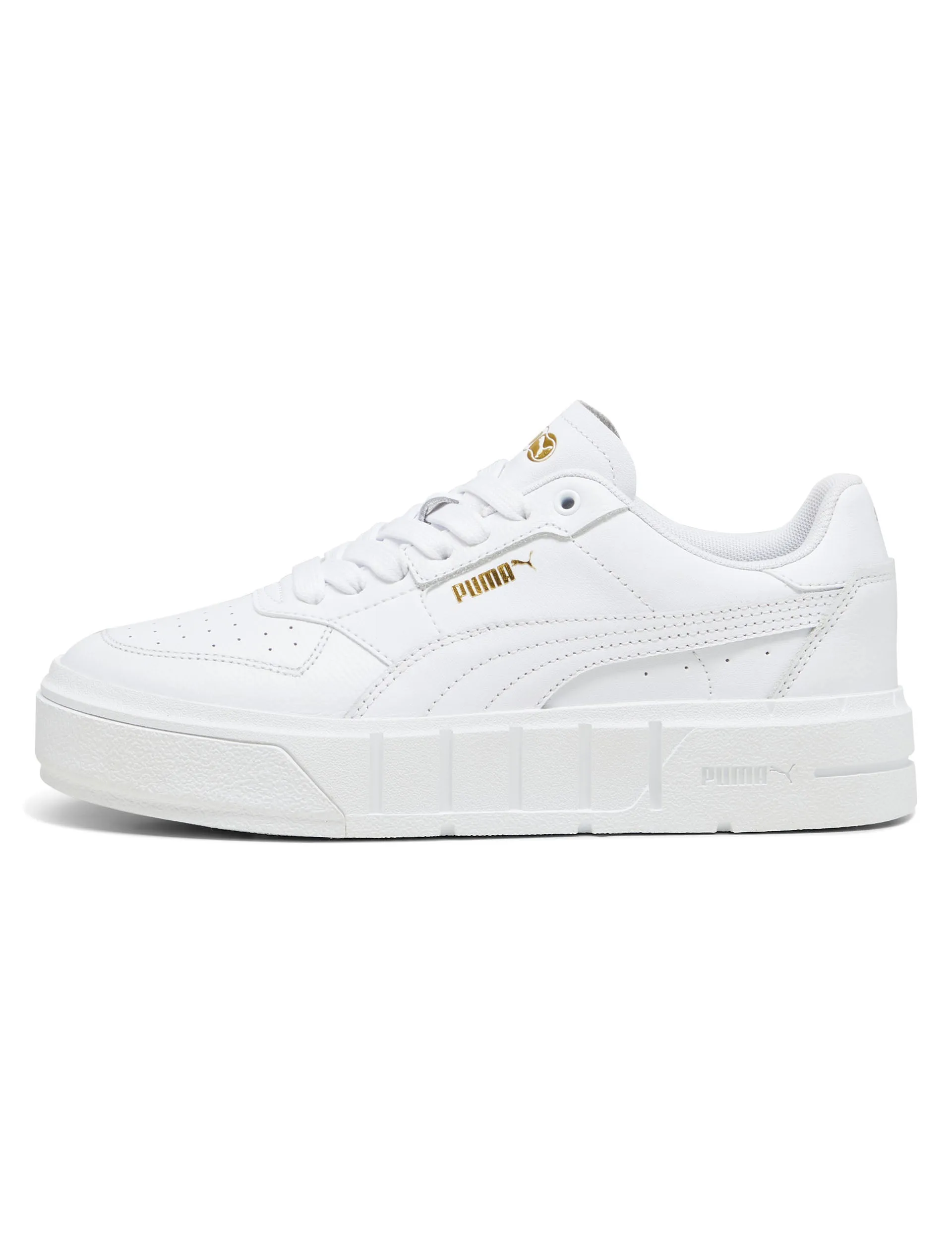Cali Court Leder-Sneaker - Weiß