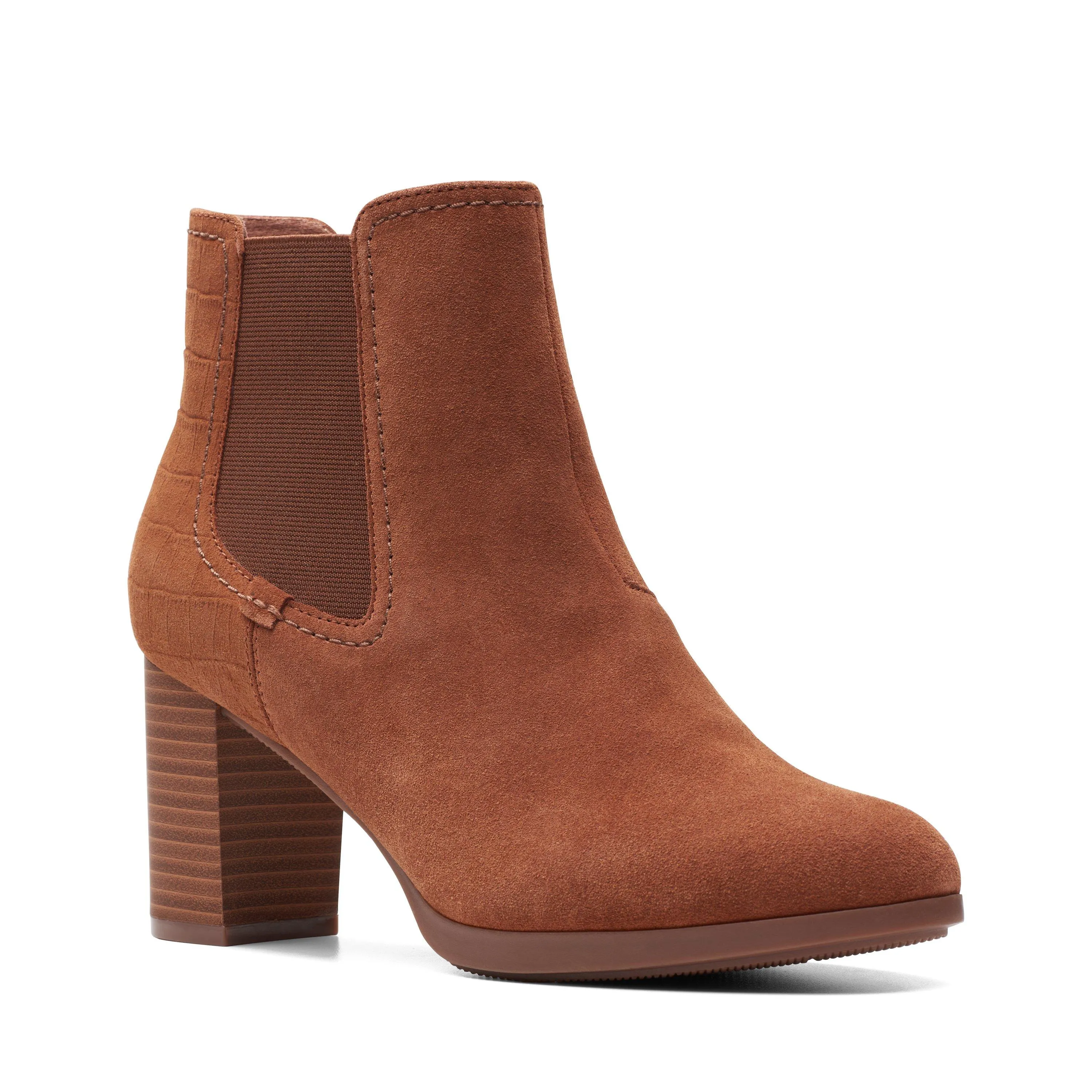 Clarks Bayla Rose in Braunem Wildleder