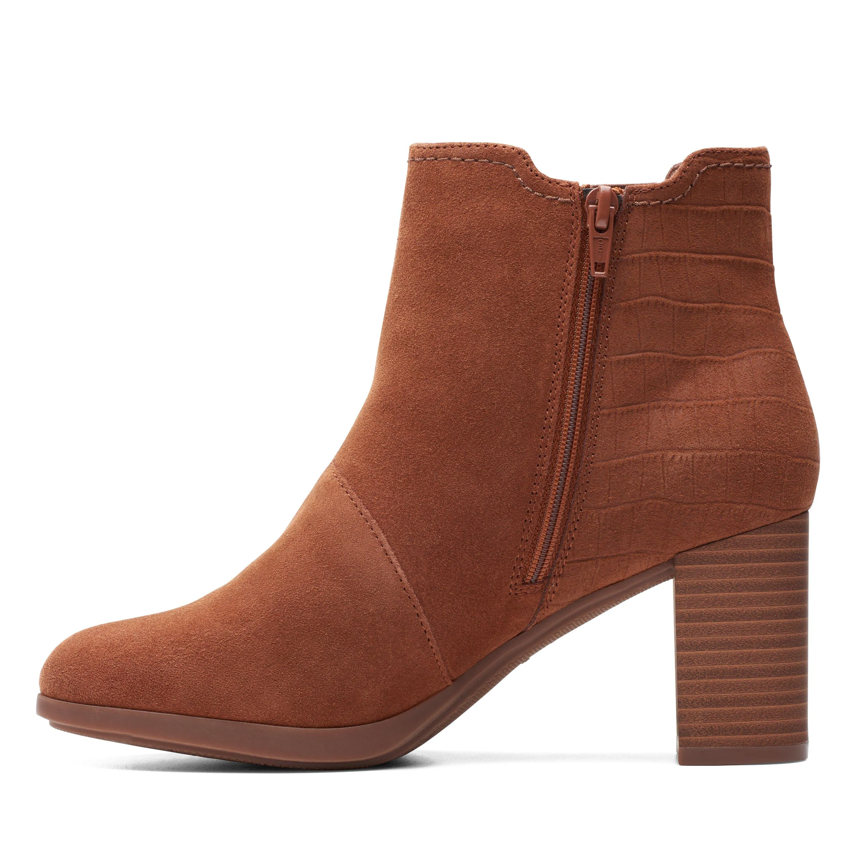 Clarks Bayla Rose in Braunem Wildleder