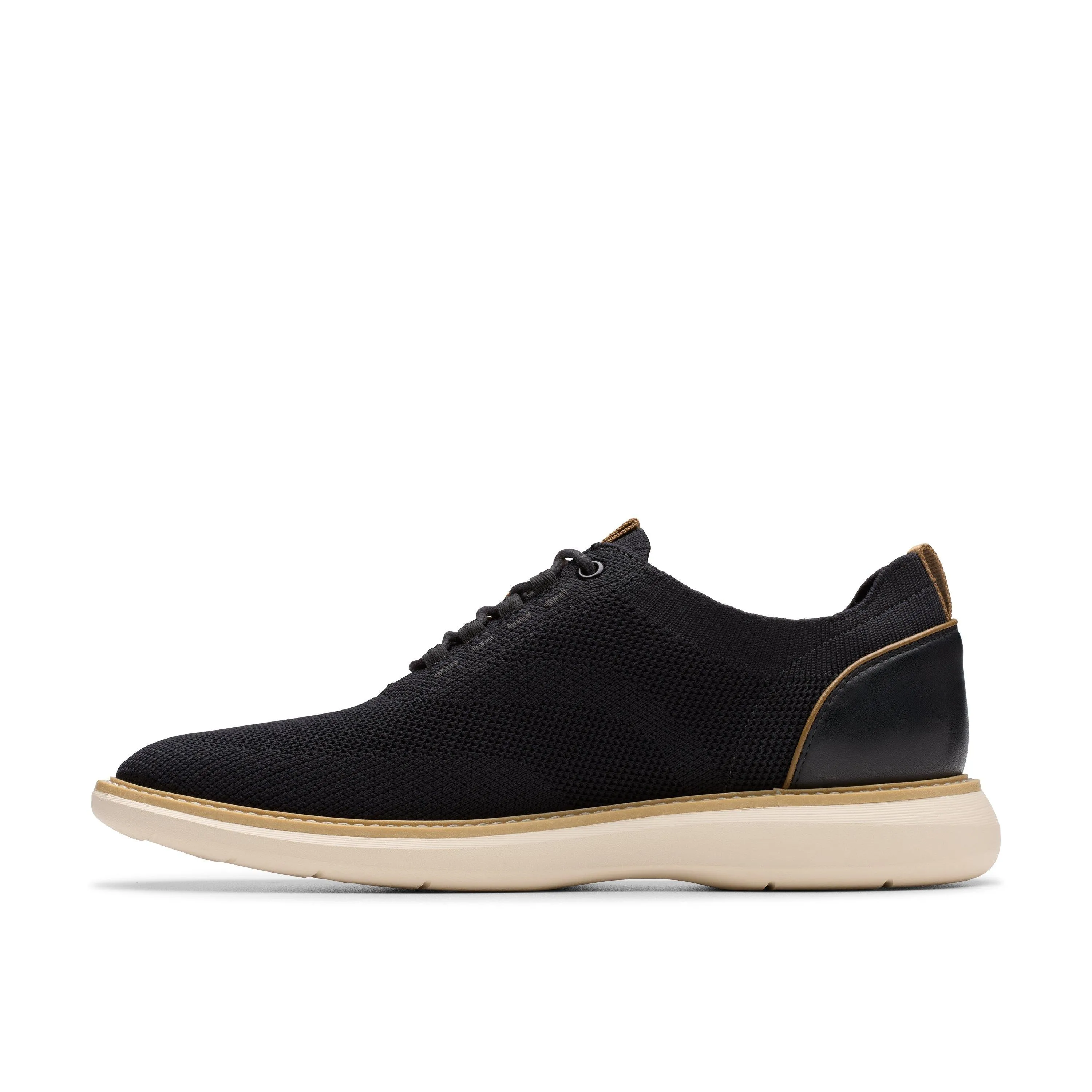 Clarks Brantin Strick in schwarzem Textil