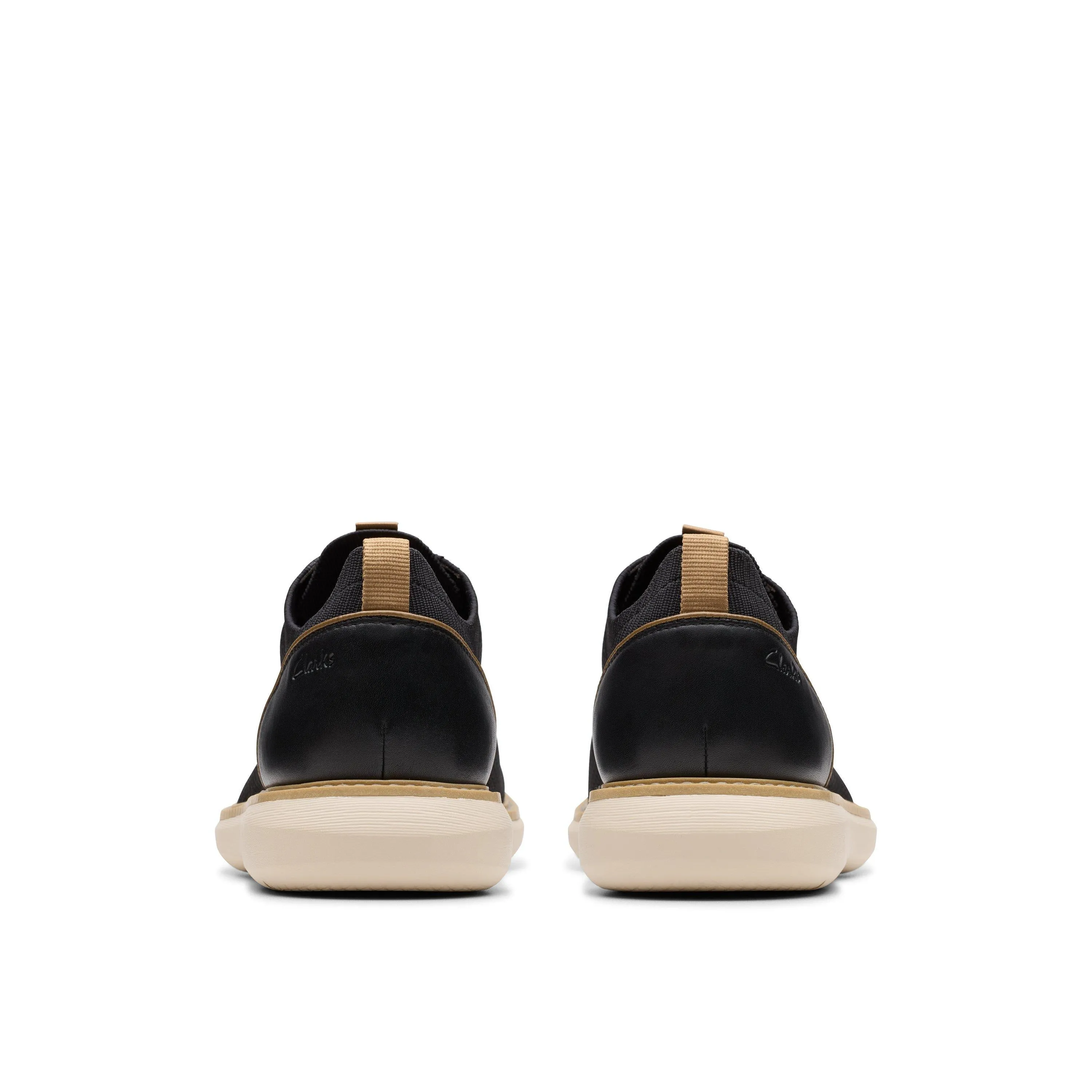 Clarks Brantin Strick in schwarzem Textil