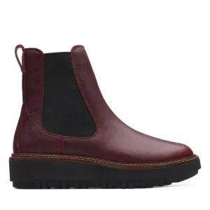 Clarks Orianna W Up in Rotem Leder
